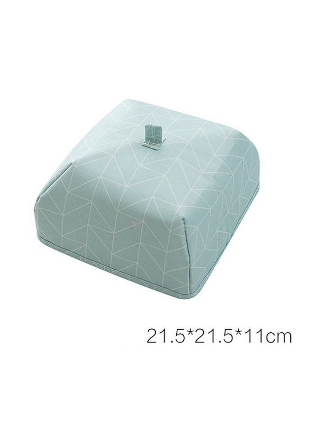 Kitchen Insulated Foldable Food Cover Blue/White