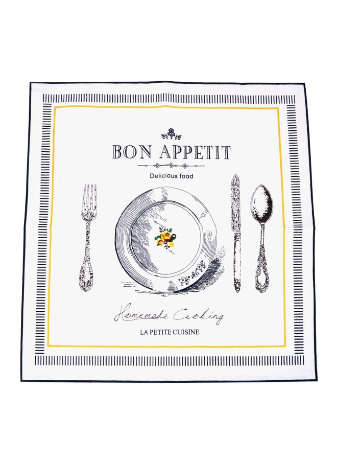 Classical European Model Place Mat White