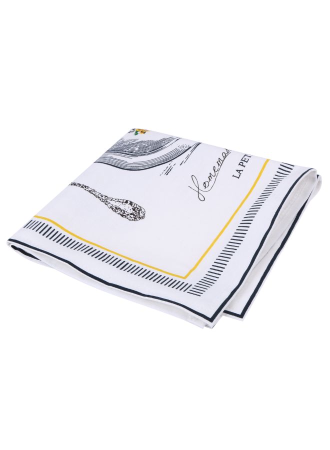 Classical European Model Place Mat White