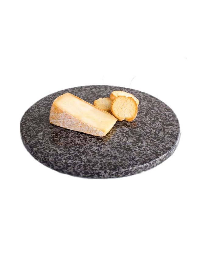 Round Granite Sushi Pastry Boars black 25x25x2cm