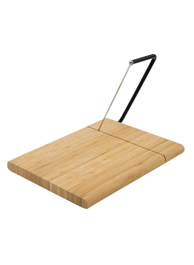 Bamboo cheese slicer with wire FSC