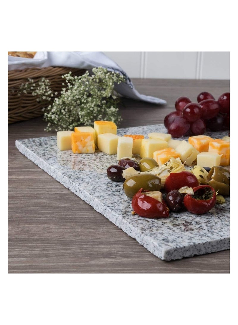 Natural Grey Granite cheese Board 30x30x2cm