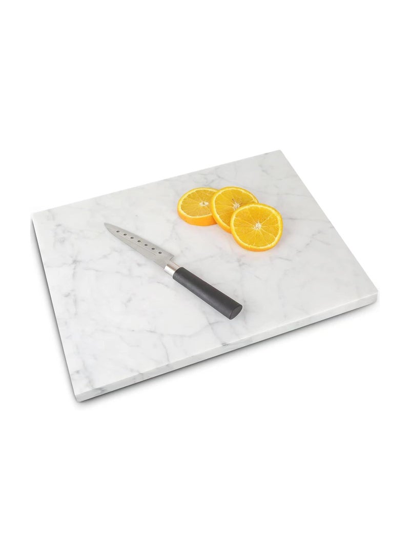 White Marble 30x40x2cm Rectangular shape Cheese board