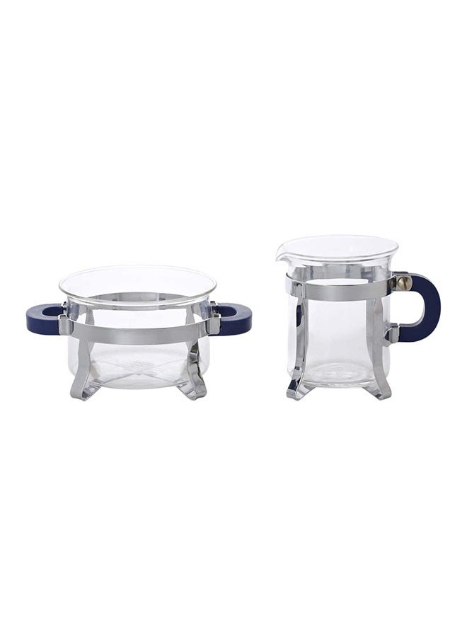 2-Piece Classic Sugar And Creamer Set Clear