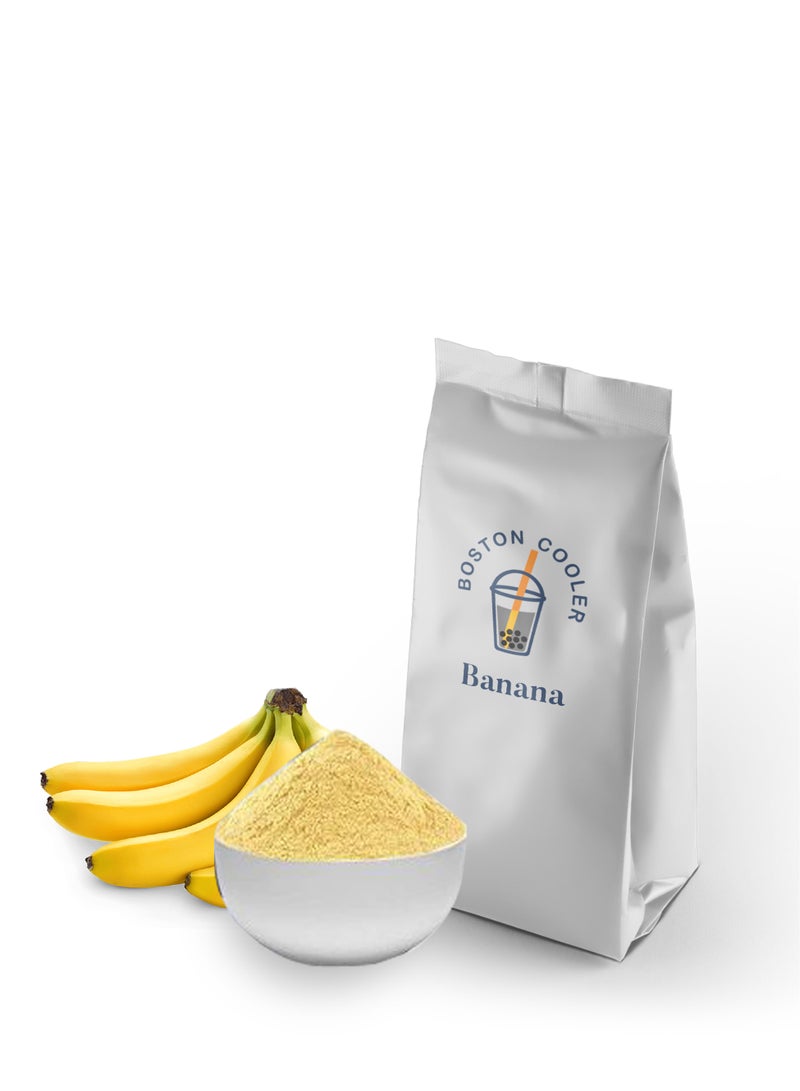 Banana Flavored Powder Original Boston Coolers  1 Kg  For Bubble Tea Milk Tea and smoothie