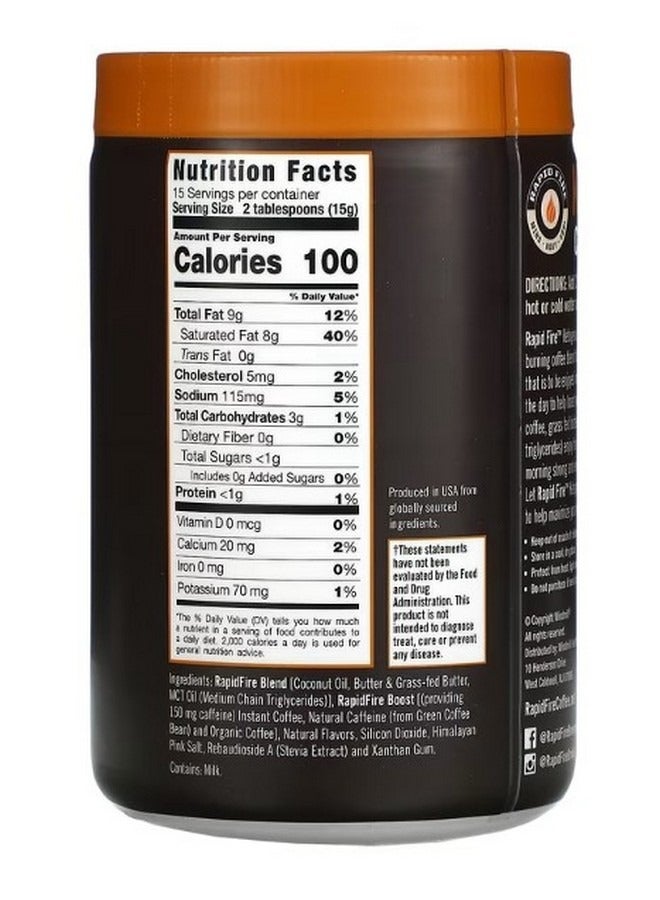 Keto Coffee  Caramel Macchiato  Instant  Medium Roast  7.93 oz  225 g