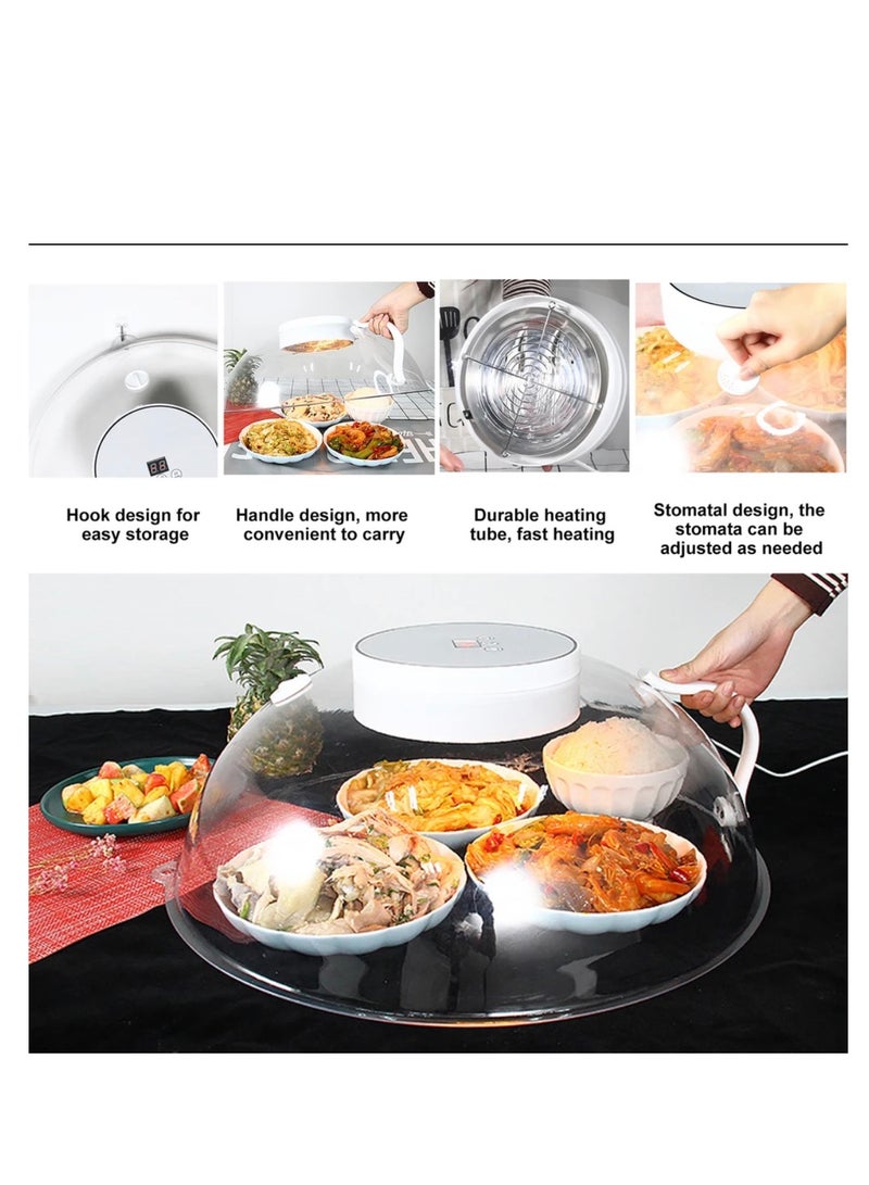 Food Electric Heating Large Cover For Food Meal Intelligent Smart Electric Heating Food Insulation Cover Multi-Function