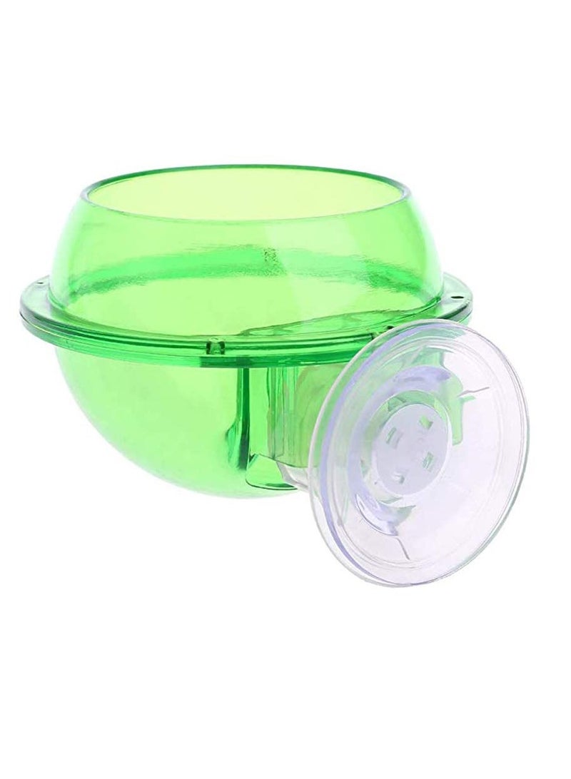 Reptile Food Water Bowl, 2 Pieces Reptile Feeding Bowl Reptile Feeder Suction Cup,for Small Animal Feeding Anti-Escape Lizard Chameleon Gecko, for Lizard Or Other Small Pet Amphibian Feeder