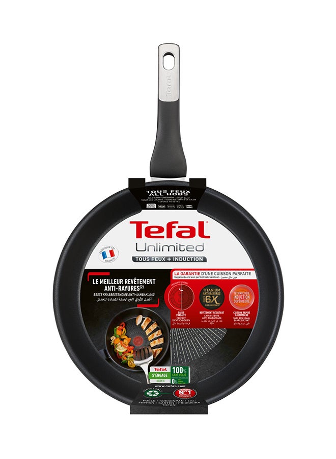 G6 Unlimited 26 Cm Non-Stick Frypan With Thermo-Spot Aluminium Black 26cm