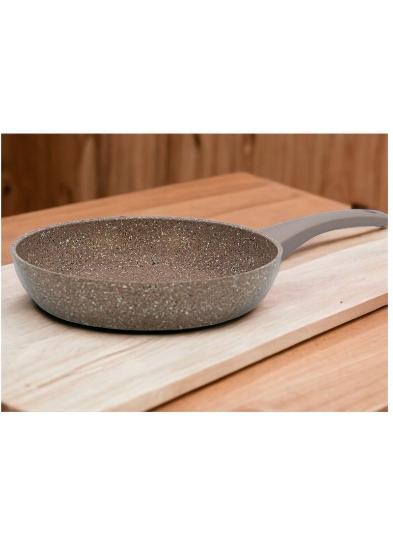 OMS 9 PCS GRANITE CASSEROLE SET- 3002 BROWN- MADE IN TURKEY