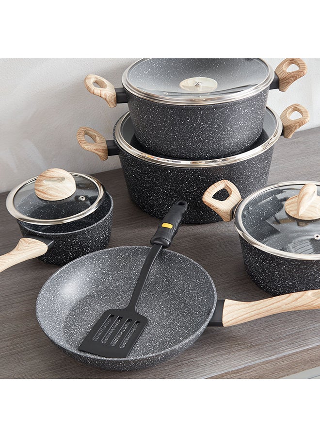 Nevada 11-Piece Forged Non-Stick Cookware Set 30x12.8x35 cm