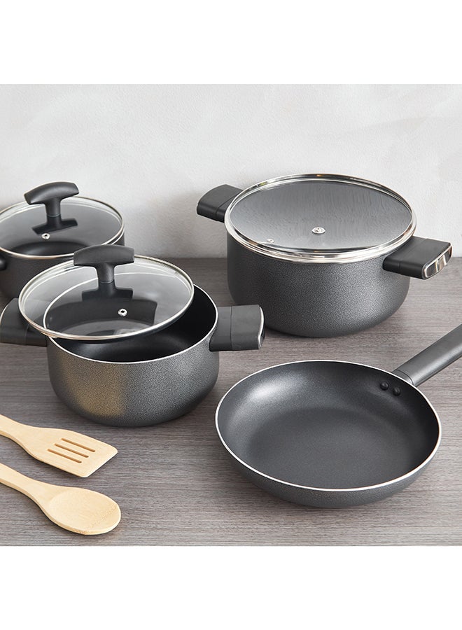 Lisbon 9-Piece Non-Stick Cookware Set 30x0.8x30 cm