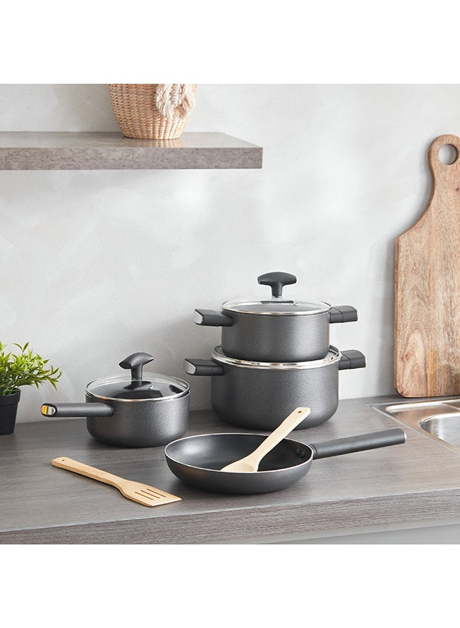 Lisbon 9-Piece Non-Stick Cookware Set 30x0.8x30 cm