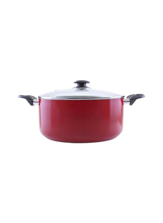 Casserole Dish With Lid Red 26cm