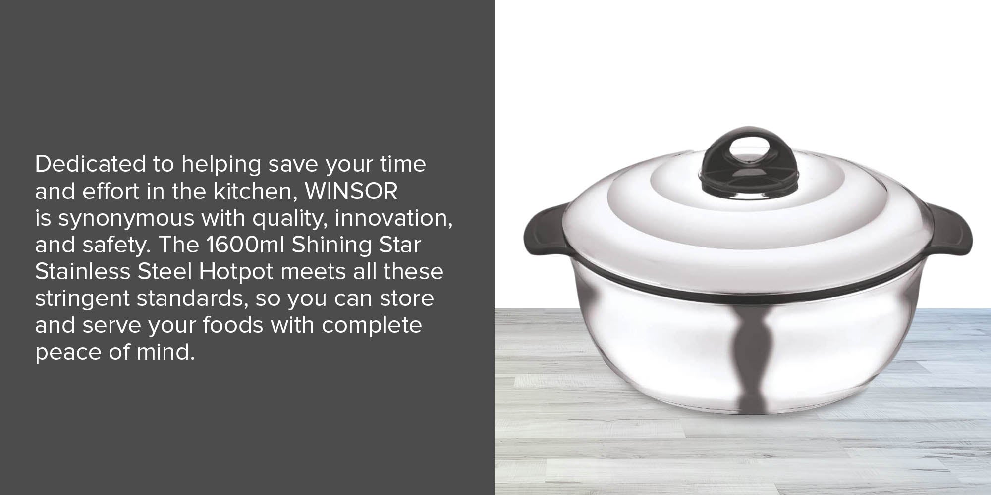 Shining Star Hotpot Silver 1.6Liters