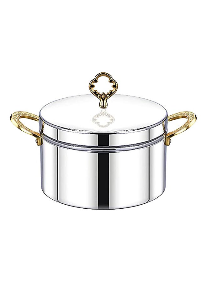 Puff Insulated Stainless Steel Casserole Hotpot 7500ML