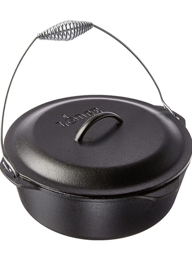 Seasoned Cast Iron Dutch Oven 8.52 Litre