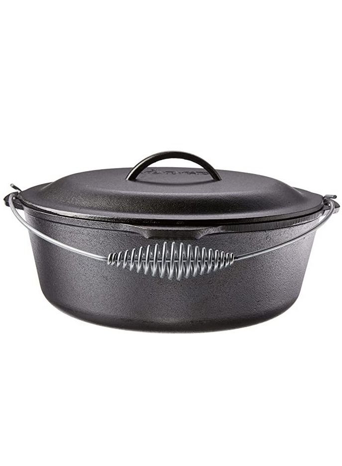 Seasoned Cast Iron Dutch Oven 8.52 Litre