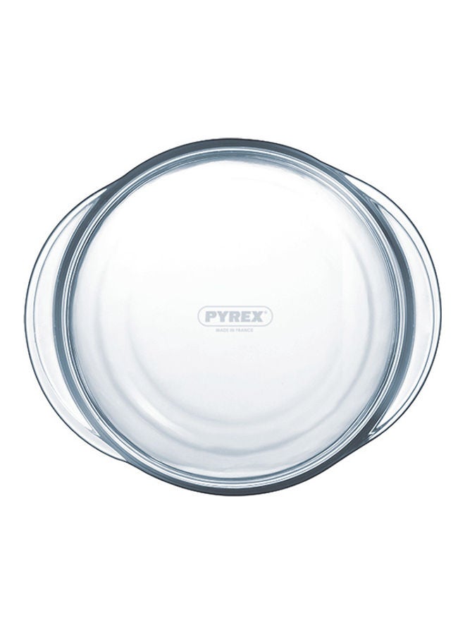 Essentials Glass Round Casserole High Resistance Transparent 2.2 + 0.8Liters