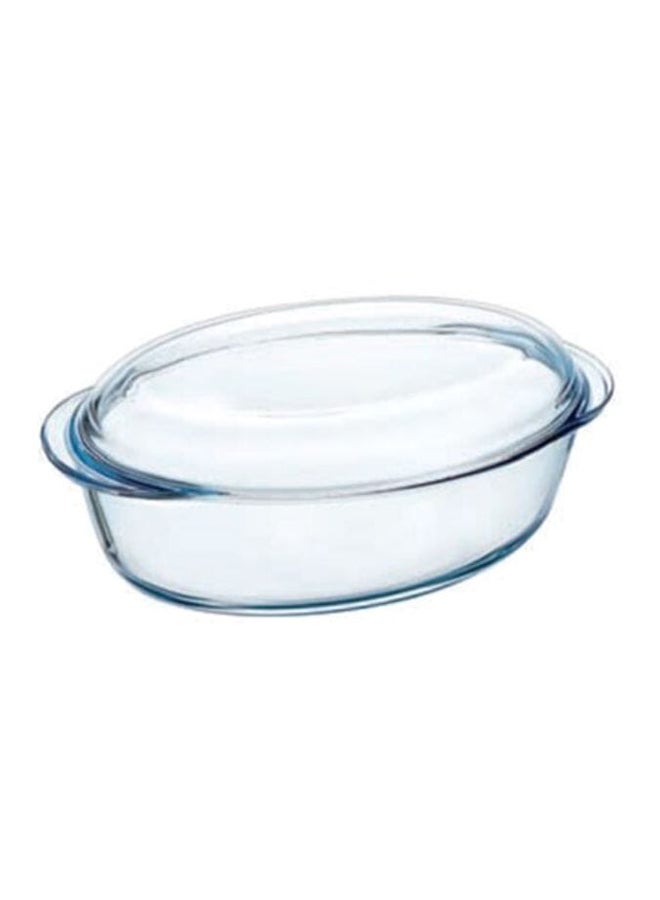 Oval Casserole Clear