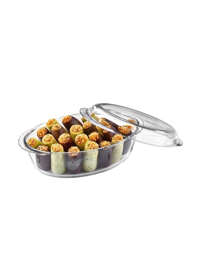 Oval Casserole Clear