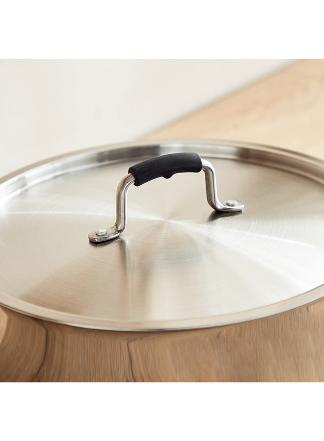 Glisten Triply Casserole with Steel Lid 36 x 16 x 28 cm