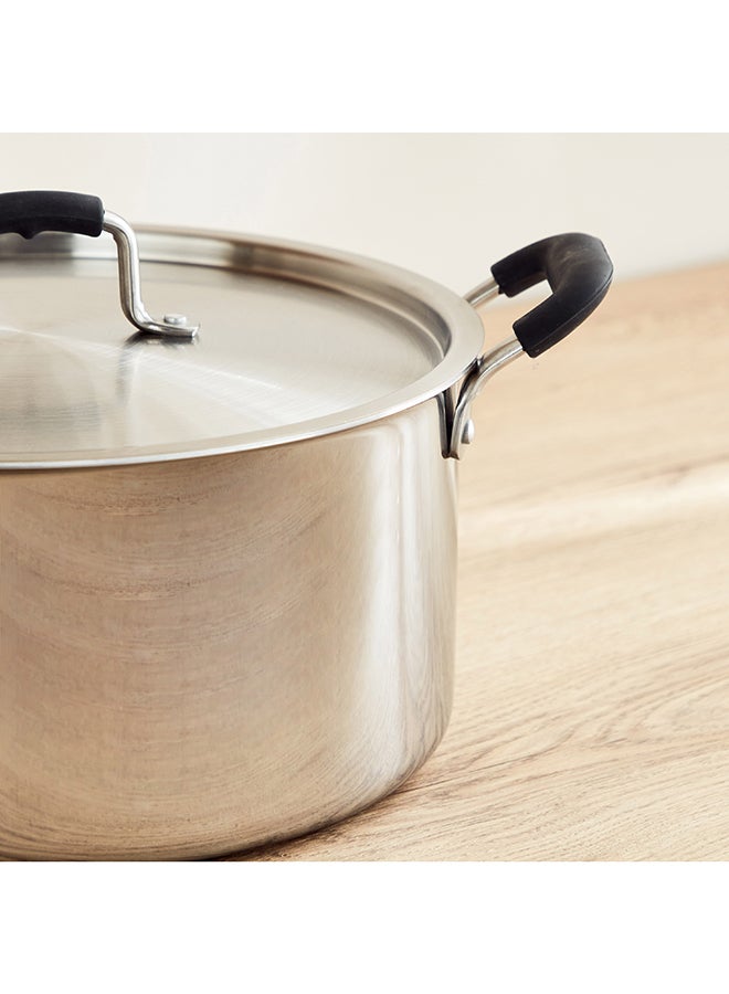 Glisten Triply Casserole with Steel Lid 36 x 16 x 28 cm