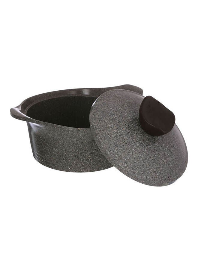 Pote Granite Cooking Pot Black 20cm