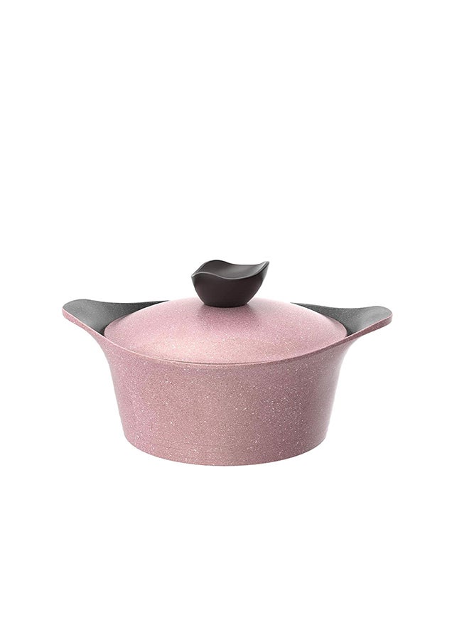 Nonstick Cooking Pot Pink 20x20x12.4cm
