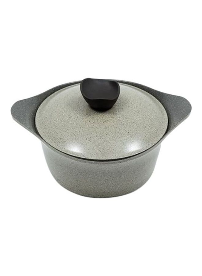 Cooking Pot Beige/Black 22cm