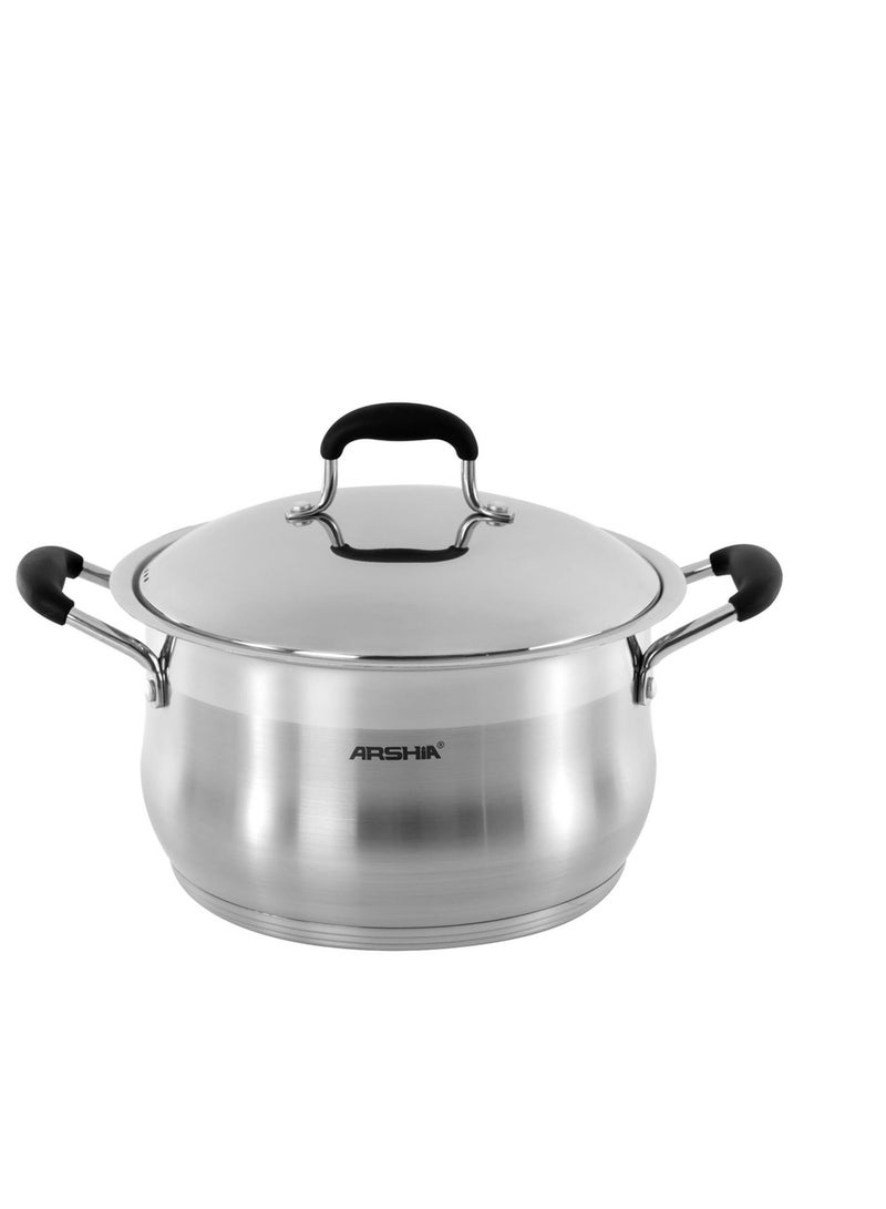 Arshia Premium Stainless Steel Casserole 40cm