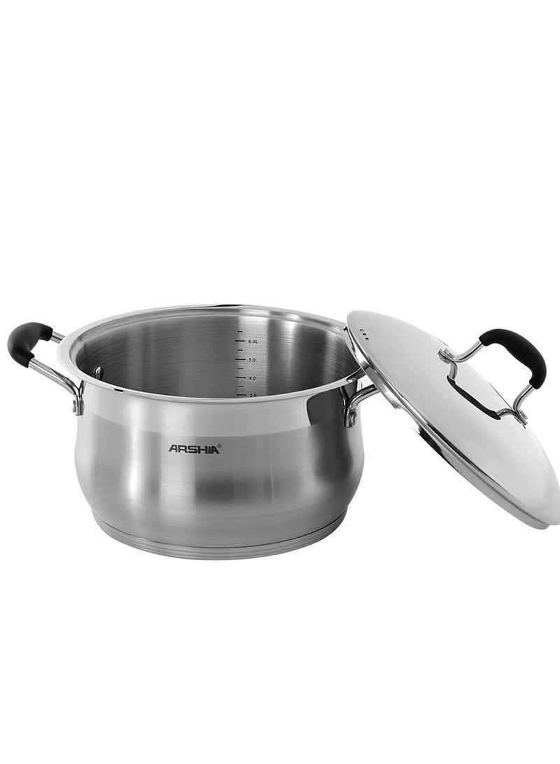 Arshia Premium Stainless Steel Casserole 40cm