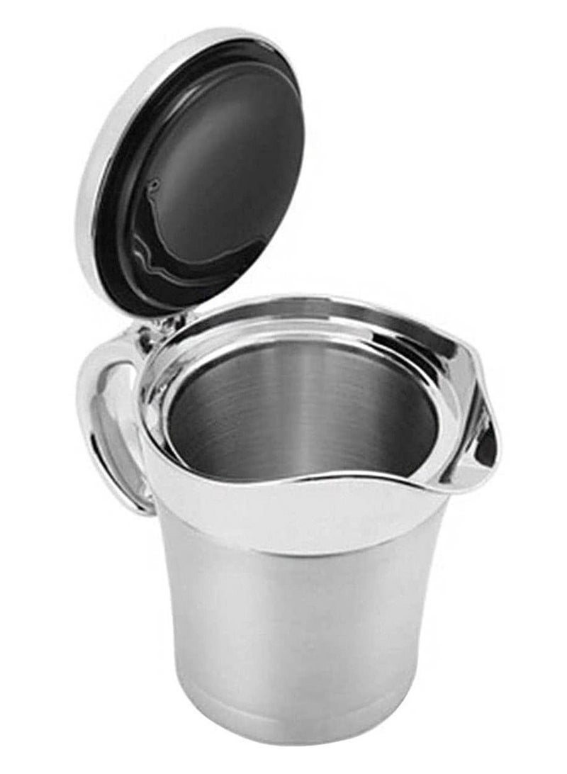 Gravy Pot, 450ml Gravy Boat Sauce Jug Stainless Steel Insulated Gravy Jug Custard Serving for Gravy, Custard, Cream, Sauce