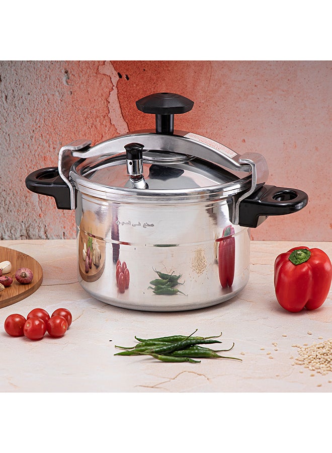 Aluminium Pressure Cooker Silver