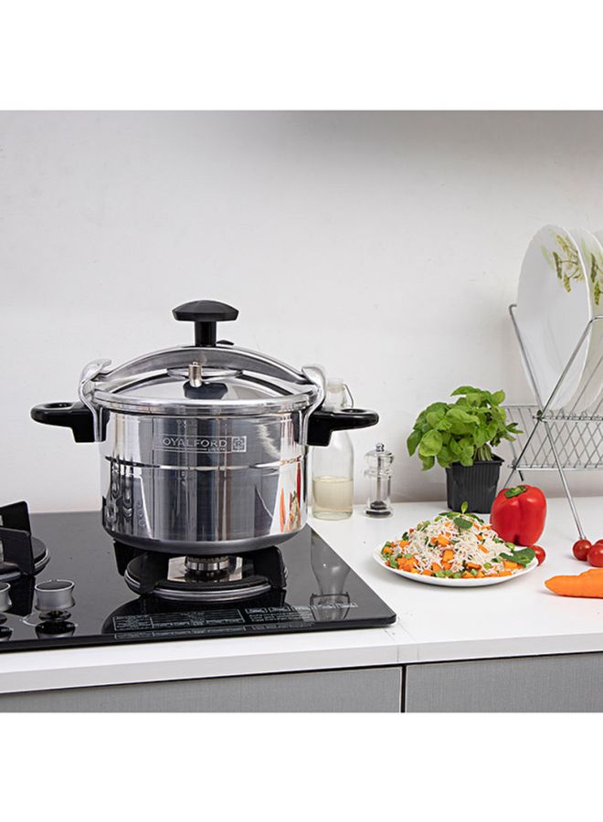 Aluminum Multi-Safety Device With Cool Touch Handles Pressure Cooker 9Liters