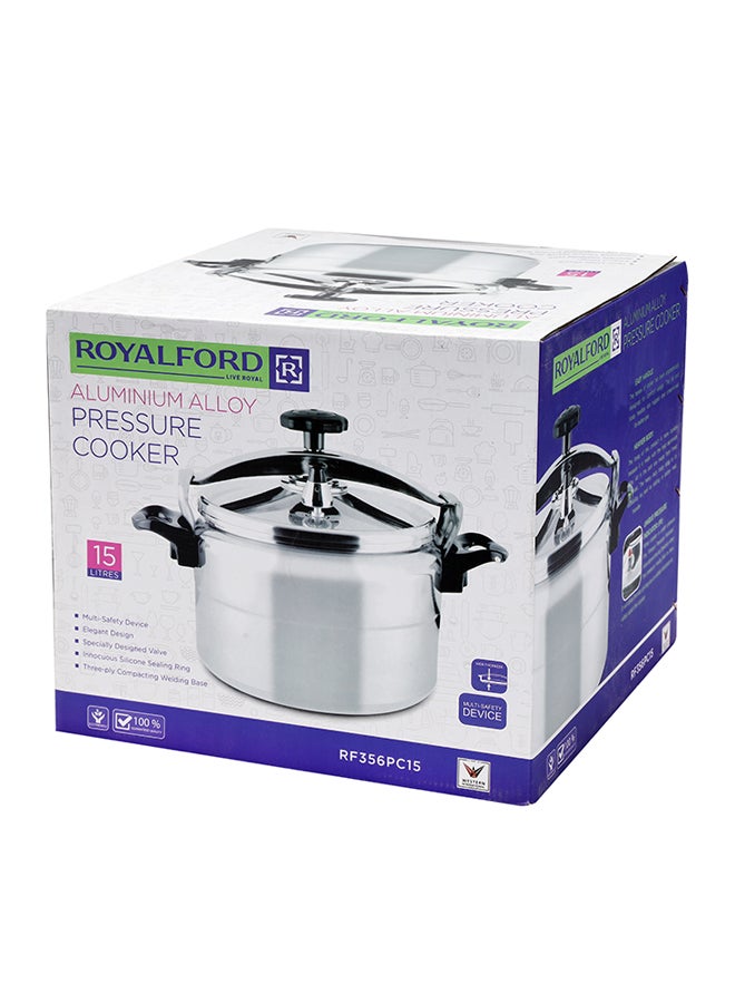 Pressure Cooker Aluminium Alloy 15L Three Ply Base Multi Safety Device