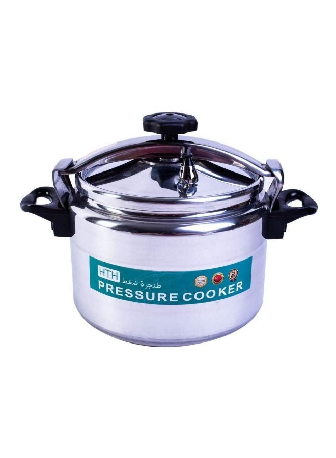 Aluminium Pressure Cooker Silver/Black 9Liters