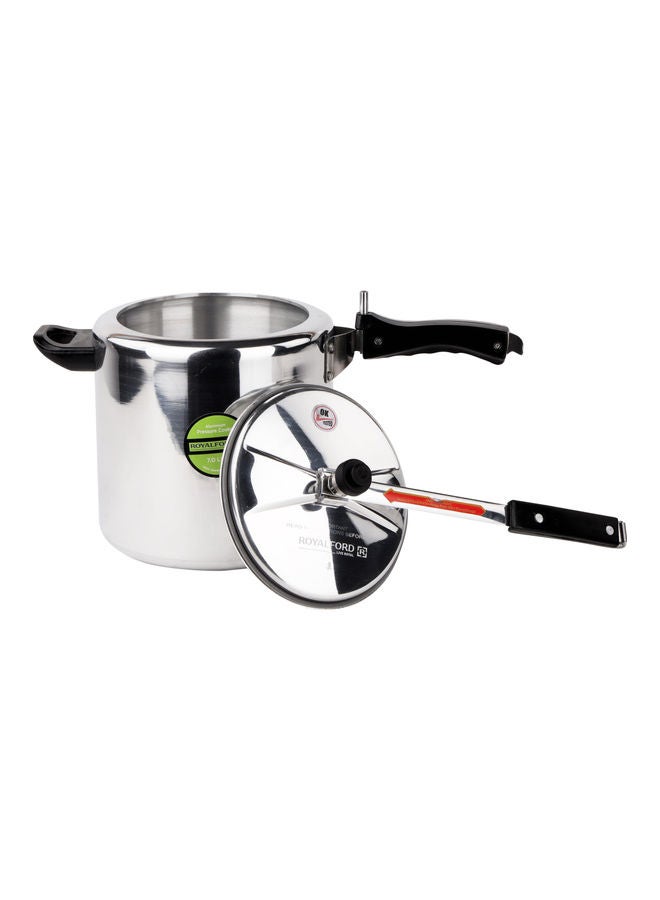 Aluminum Pressure Cooker Silver 7Liters