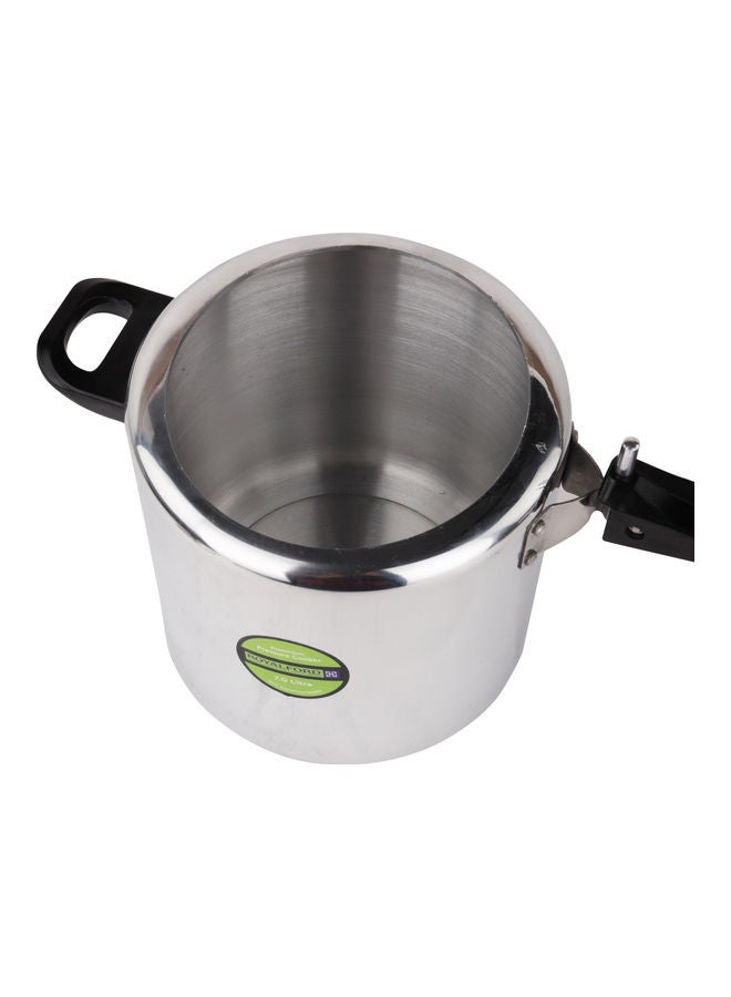 Aluminum Pressure Cooker Silver 7Liters