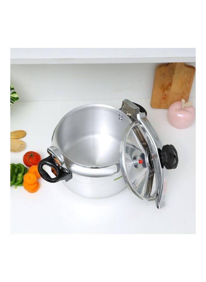 Aluminium Pressure Cooker Silver 11Liters