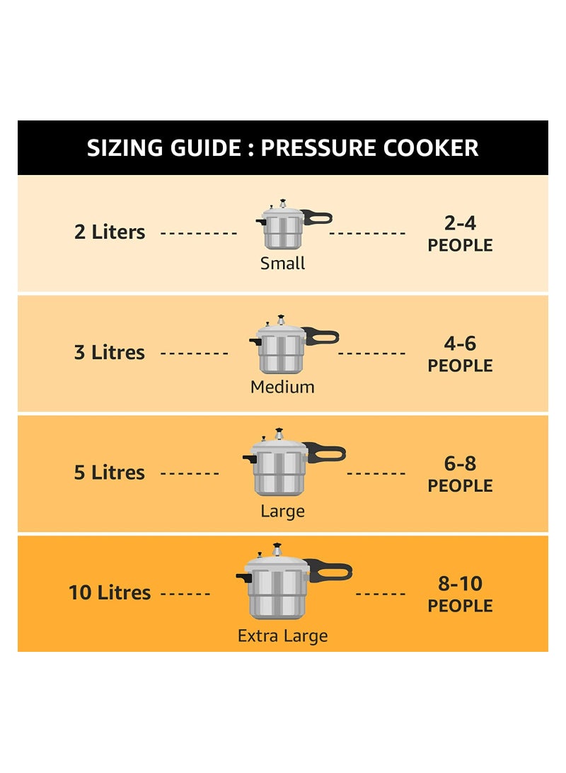 3Liters Butterfly BL-3L Blue Line Stainless Steel Pressure Cooker With Locking Lid silver