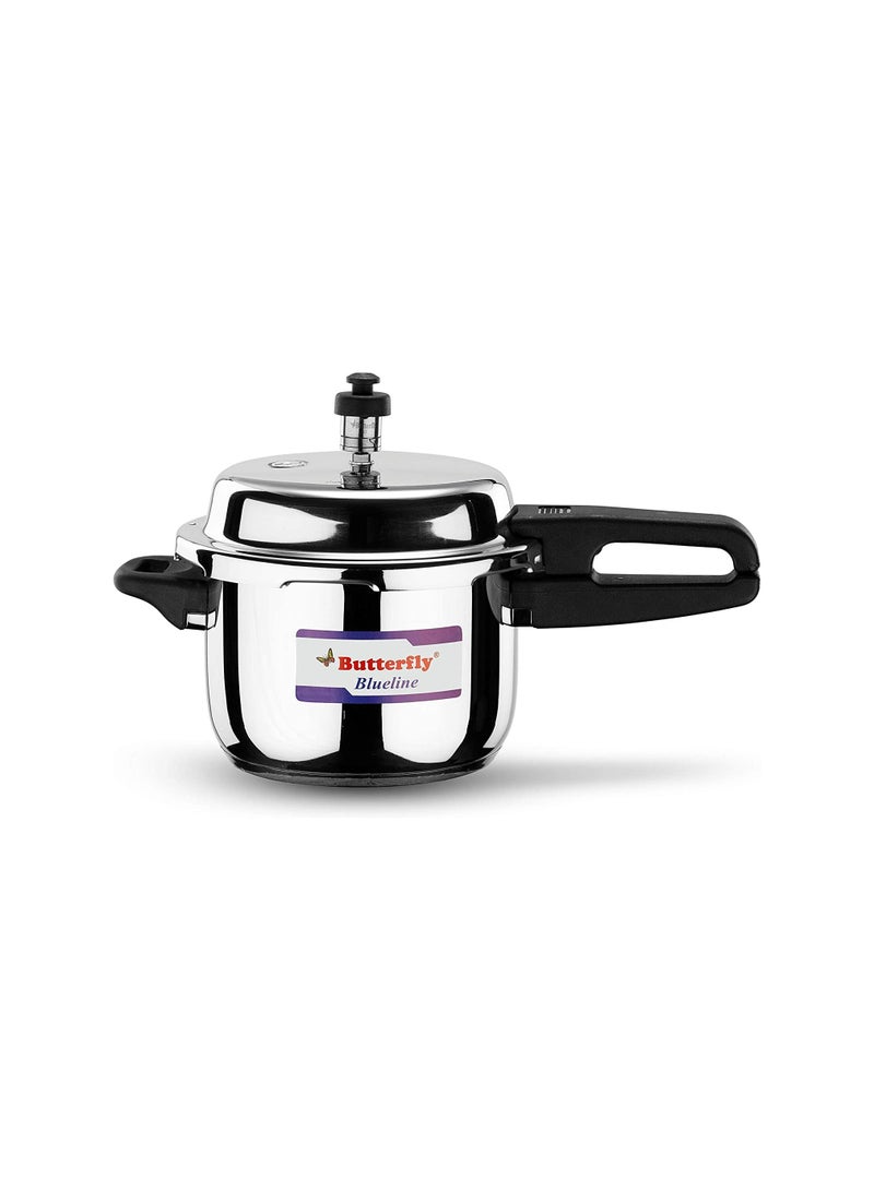 3Liters Butterfly BL-3L Blue Line Stainless Steel Pressure Cooker With Locking Lid silver