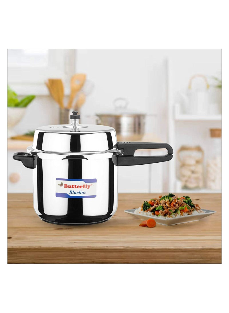 Butterfly BL-10L Durable And Elegant Design Stainless Steel Pressure Cooker With Lid, Induction Compatible