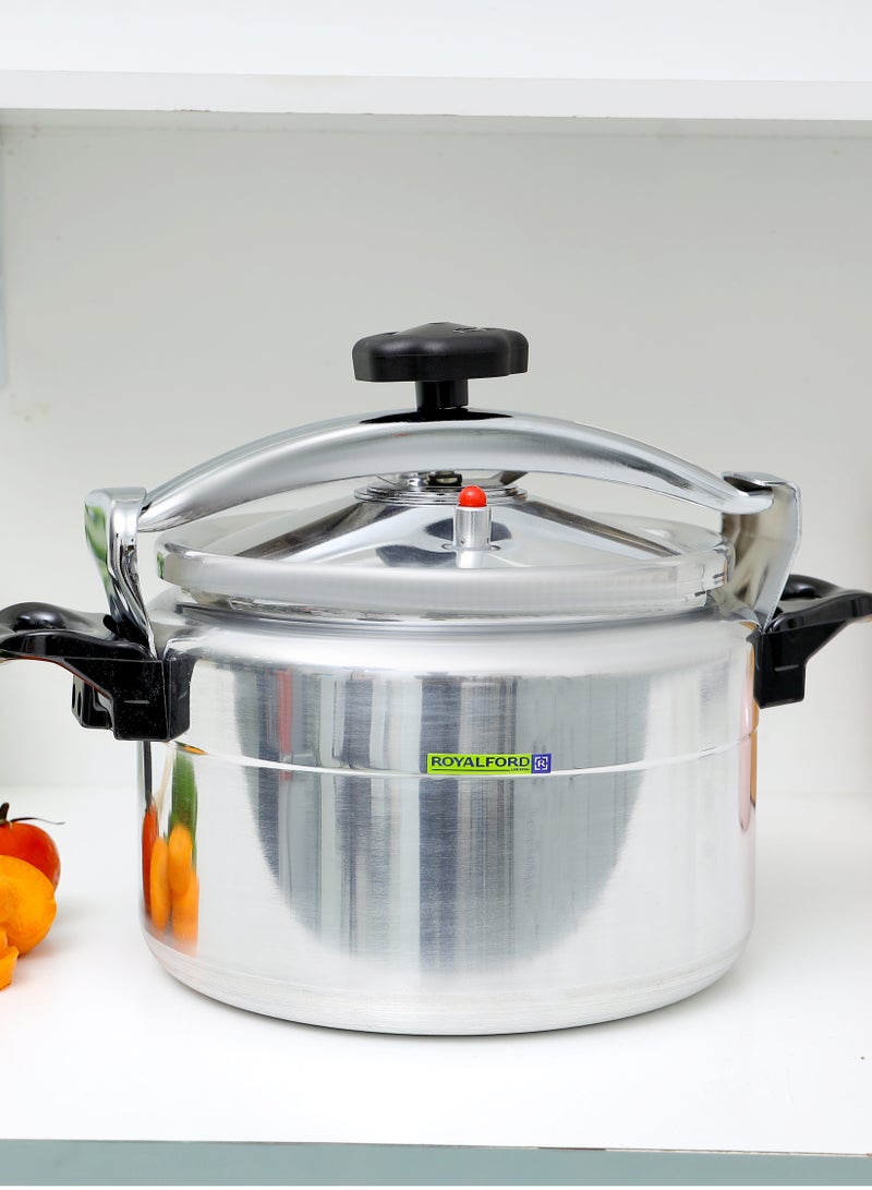 Aluminum Pressure Cooker- RF11176| Equipped with Multi-Safety Device and Unique Pressure Indicator Durable Aluminum Alloy Construction with Firm Handles 11Liters