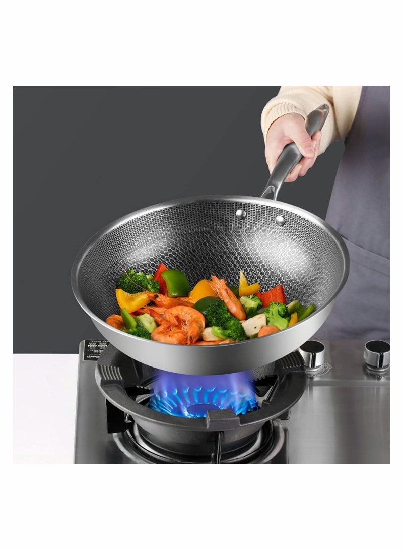 Wok Ring For Gas Stove, Cast Iron Four-Claw Wok Stand, Wok Stand Firm And Does Not Shake