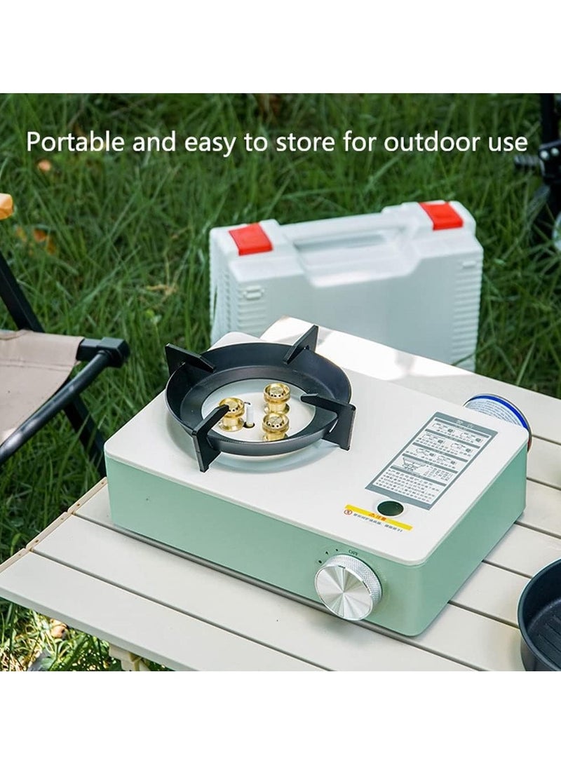 Gas Cooker Portable Gas Stove Set, Camping Stove Gas Stove 3 Flames Gas Stove for Gas Bottle, Camping Stove Burner Paste Stove Gas Cooker Table Cooker Camping Gas Grill for Camping