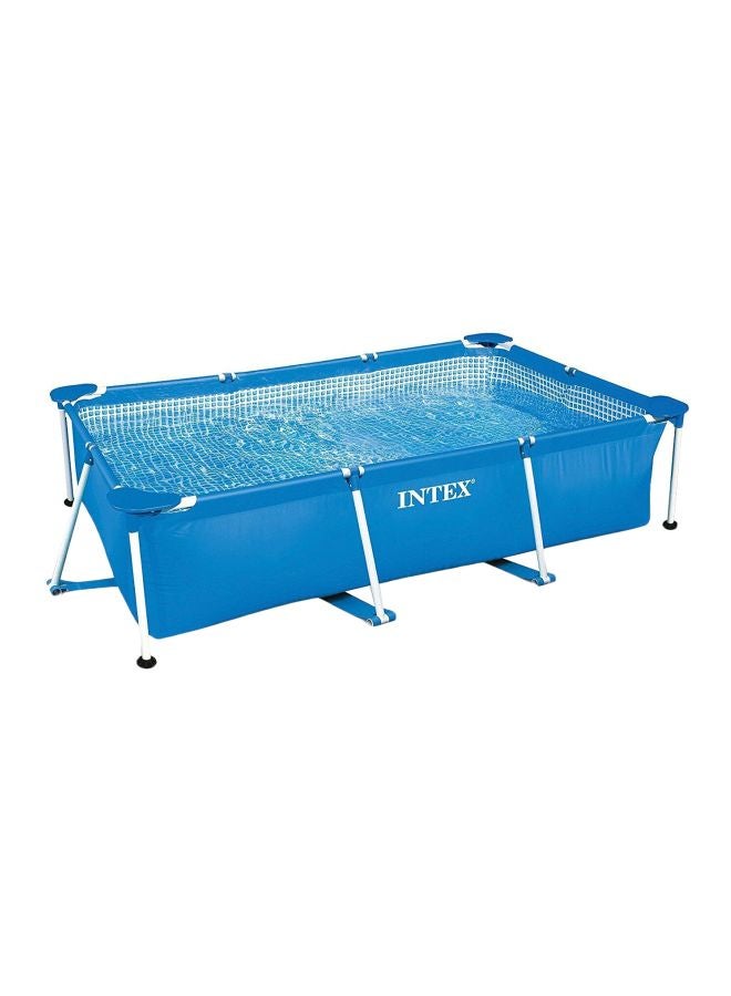 Superior Strength And Longer Durability Sturdy Rectangular Unisex Frame Swimming Pool Blue Model 28273 Summer Fun Water Play 450x220x84cm