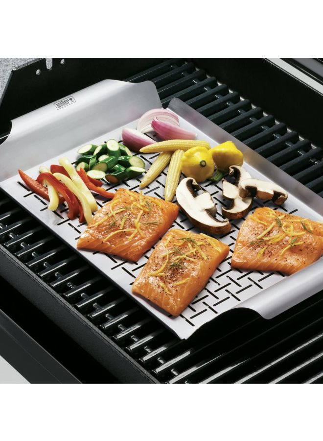 Steel Grill Pan Silver