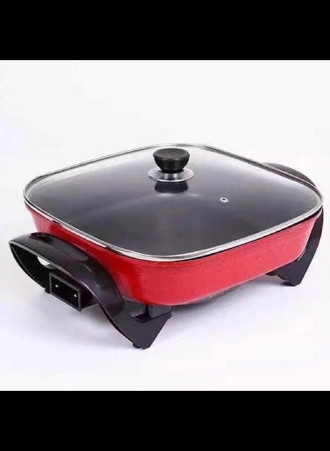 DESSINI Electric Heating Pot Multifunction Non-Stick Grill Frying Hot Pan Cooker