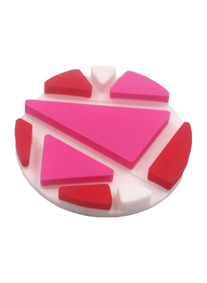 Silicone Heat Insulation Pad White/Pink/Red 8.5x10x5cm